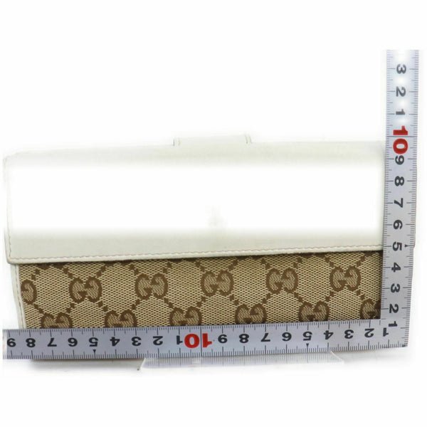 Gucci Long Wallet Brown Canvas