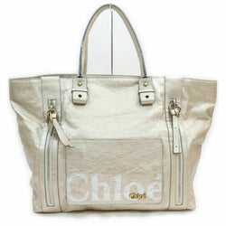 Chloe Tote Bag Eclipse Silver