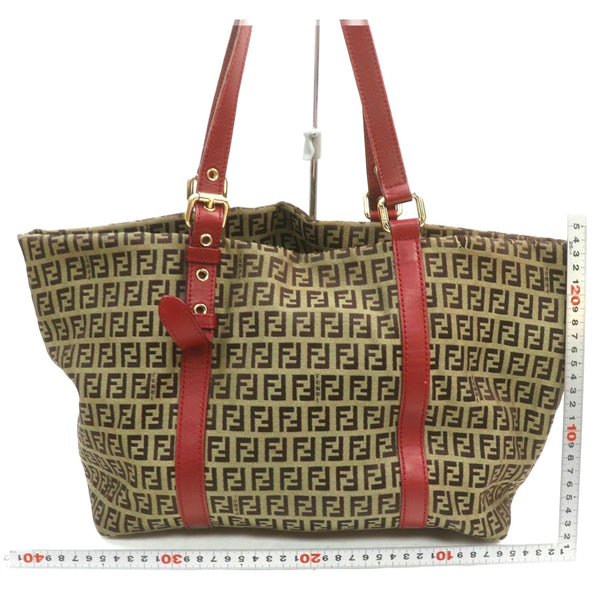 Fendi Zucchino Tote Bag Canvas