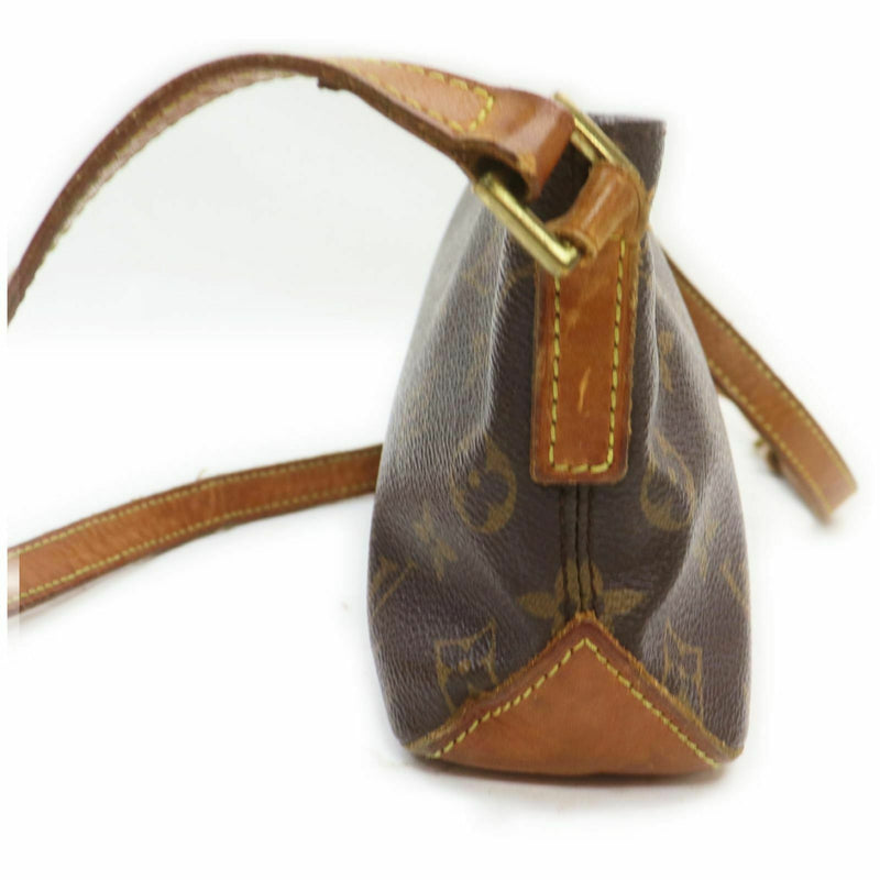 Trotteur cloth crossbody bag Louis Vuitton Brown in Cloth - 22531166