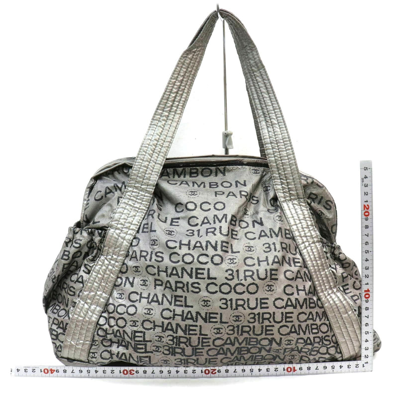 Chanel Sports Logo Hand Bag Nylon