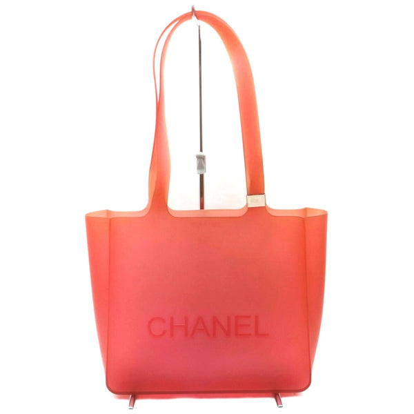 Chanel Tote Bag Rubber Pink