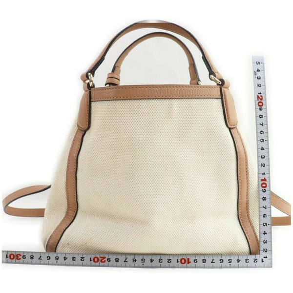 Gucci Soho Hand Bag Beige Canvas