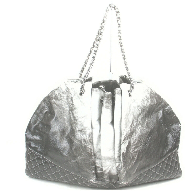 Chanel Shoulder Bag Pvc Silver