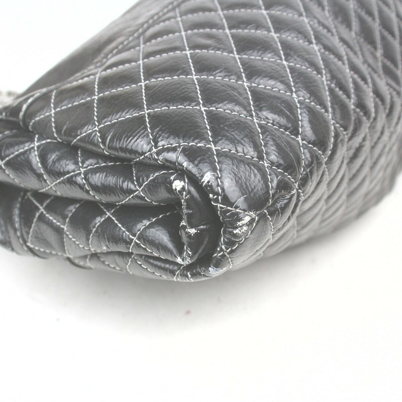 Chanel Shoulder Bag Pvc Silver