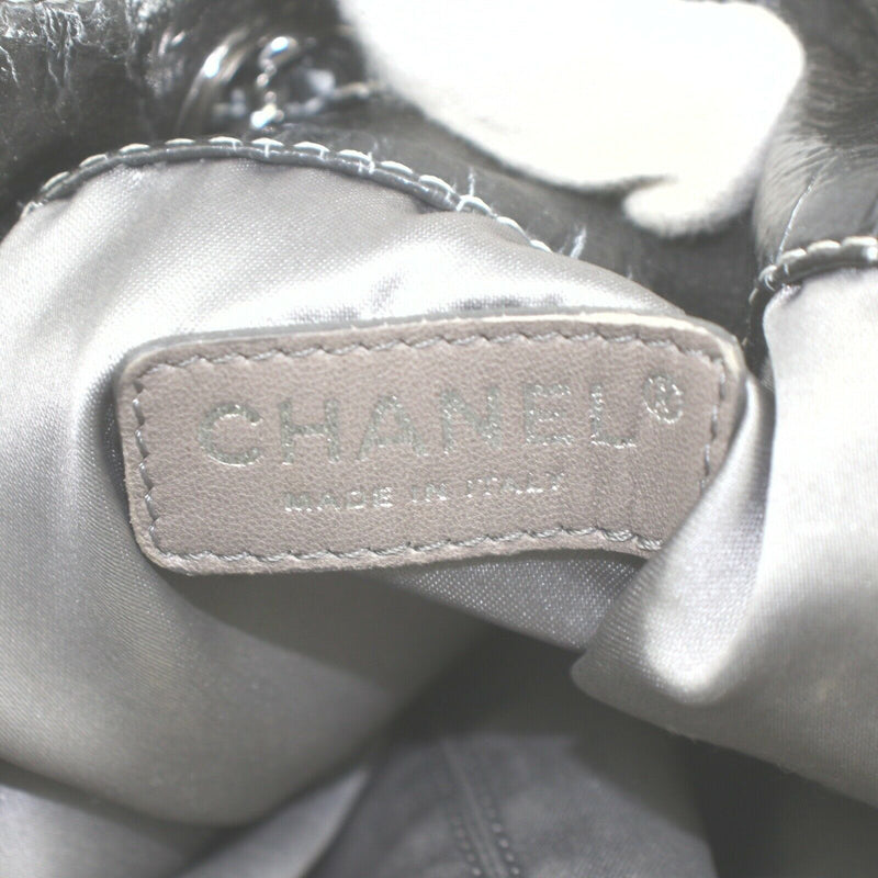 Chanel Shoulder Bag Pvc Silver