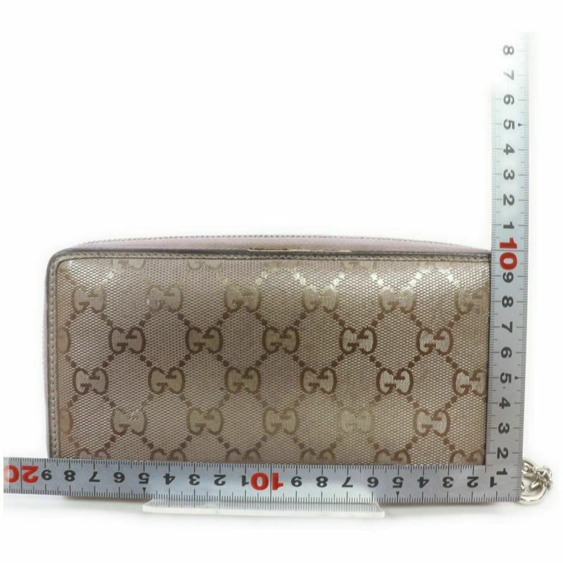 Gucci Zippy Wallet Gray Coated