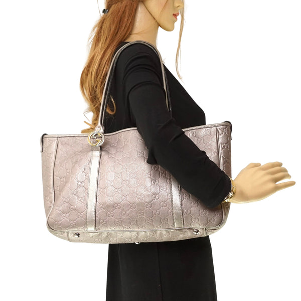 Gucci Tote Bag Guccissima Purple-