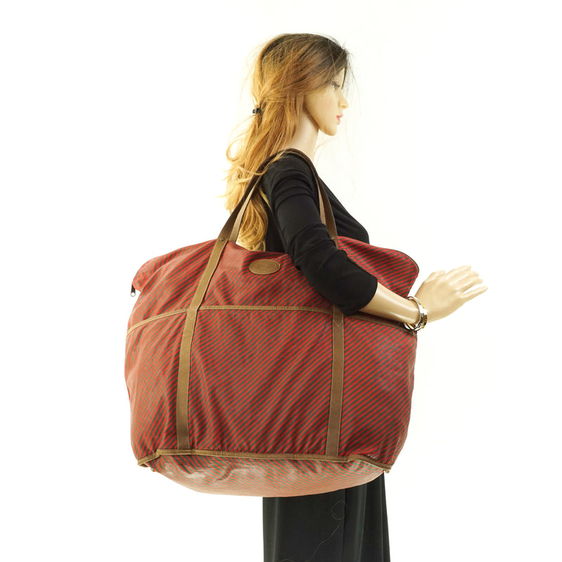 Gucci Travel Bag Red Nylon