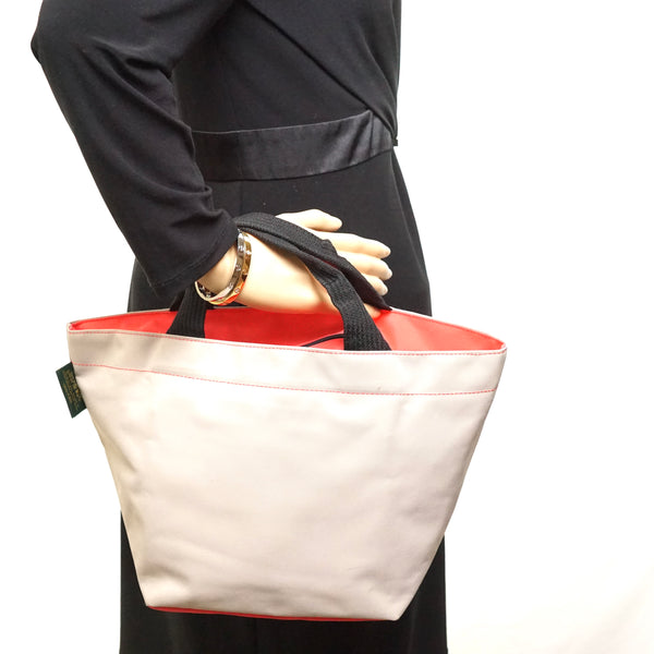 Herve Chapelier Hand Bag Beige