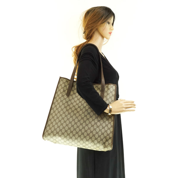 Pre-loved authentic Gucci Tote Bag Beige Coated Canvas sale at jebwa.