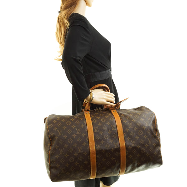 Louis Vuitton Keepall 50 Travel Bag