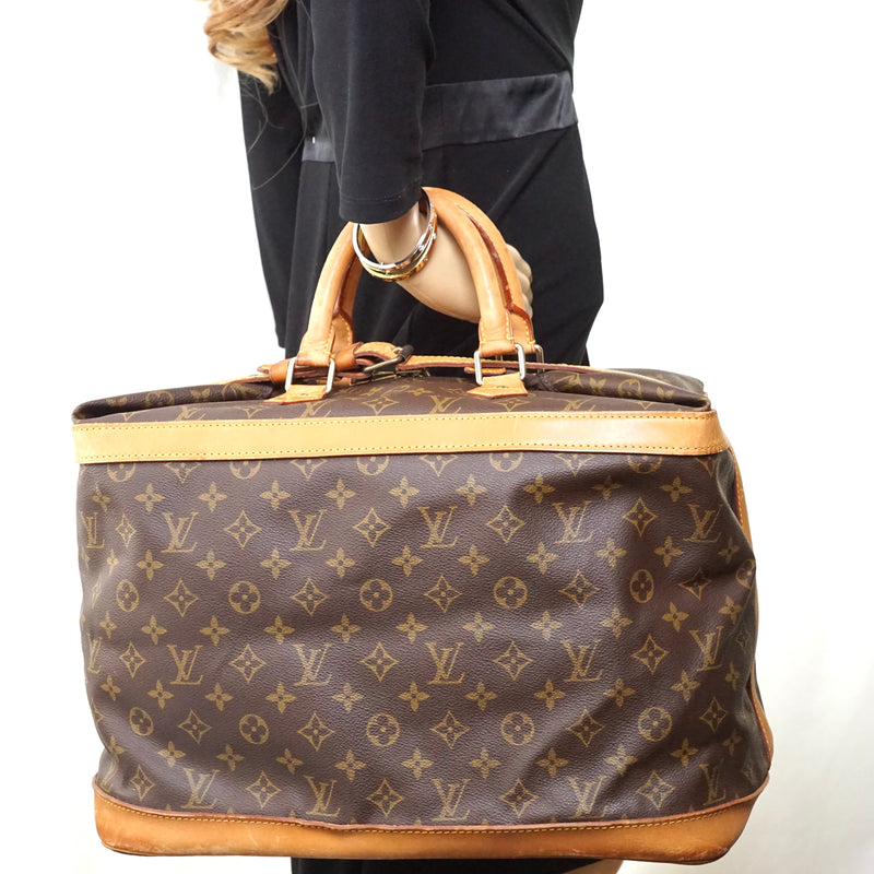 Pre-owned Louis Vuitton Monogram Canvas Cruiser 40 Travel Bag In