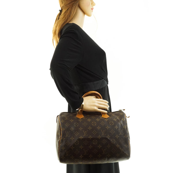 Louis Vuitton Speedy 30 Satchel Bag