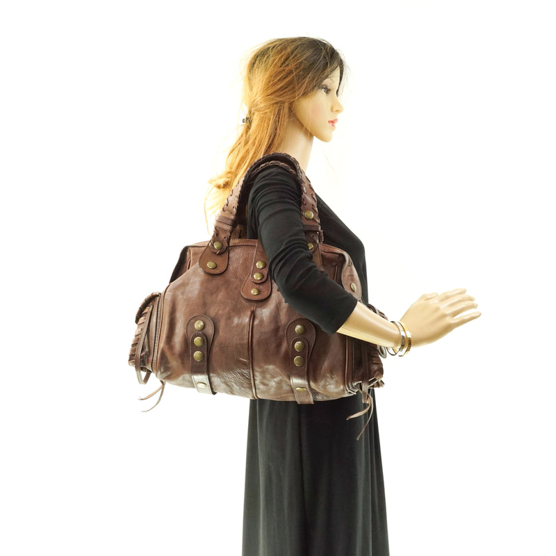 Chloe Silverado Hand Bag Leather