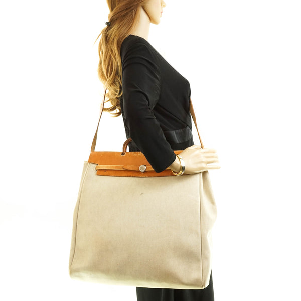 Hermes Her Bag Hand Beige