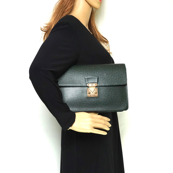 Louis Vuitton Taiga Clad Laptop Bag