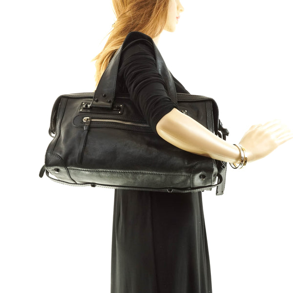 Chloe Tote Bag Leather Black