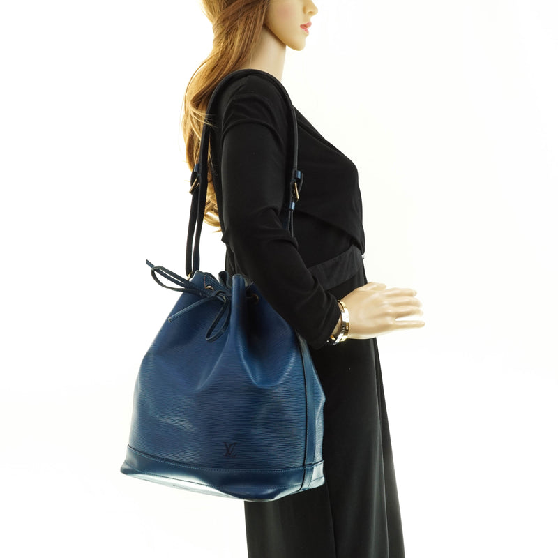 Louis Vuitton Noe Shoulder Bag Blue
