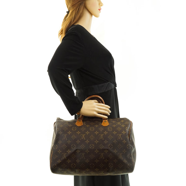 Louis Vuitton Speedy 35 Satchel Bag