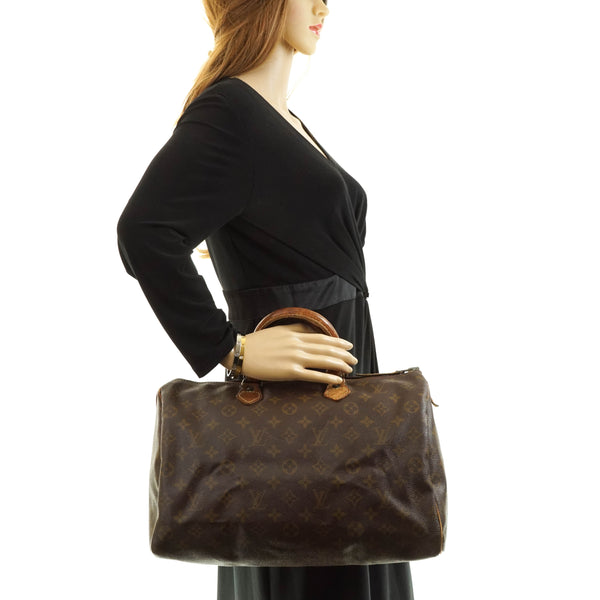 Louis Vuitton Speedy 35 Satchel Bag