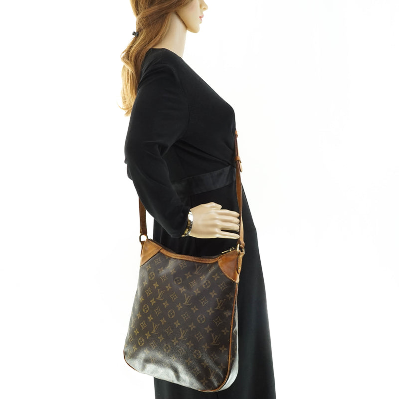 Authentic Louis Vuitton Monogram Odeon MM Crossbody Shoulder Bag