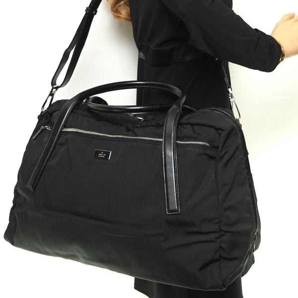 Pre-loved authentic Gucci Travel Bag Long Strap Black sale at jebwa.