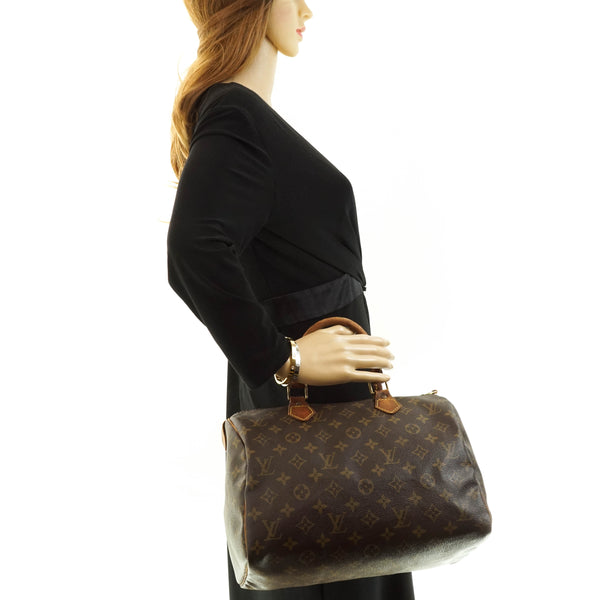 Louis Vuitton Speedy 30 Satchel Bag
