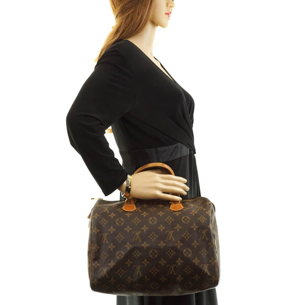 Louis Vuitton Speedy 30 Satchel Bag
