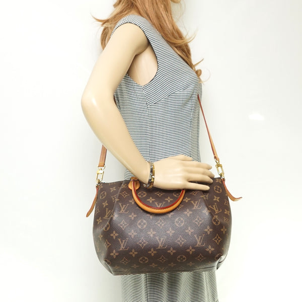 Pre-loved authentic Louis Vuitton Turenne Pm Brown sale at jebwa