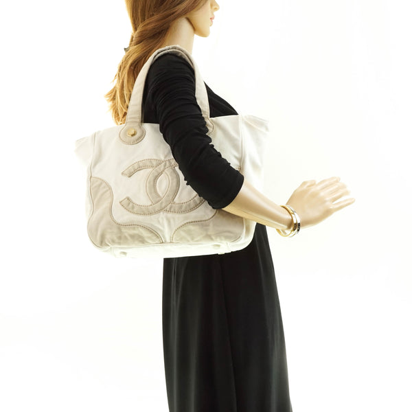 Chanel Marshmallow Tote Bag Beige