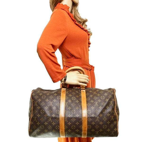 Lois Vuitton Keepall 45 Travel Bag