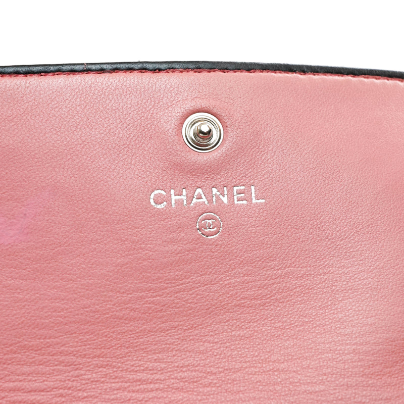 Chanel Camellia Long Wallet Lamb