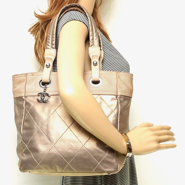 Chanel Tote Bag Biarritz Pm Coated