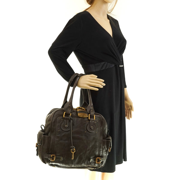 Pre-loved authentic Chloe Paddington Hand Bag Leather sale at jebwa.
