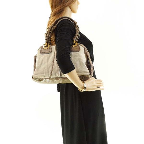 Chloe Heloise Hand Bag Canvas X