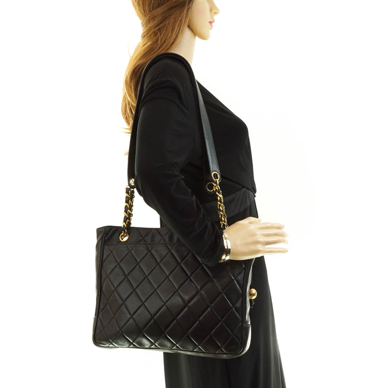 Chanel Quilted Matelasse Lambskin