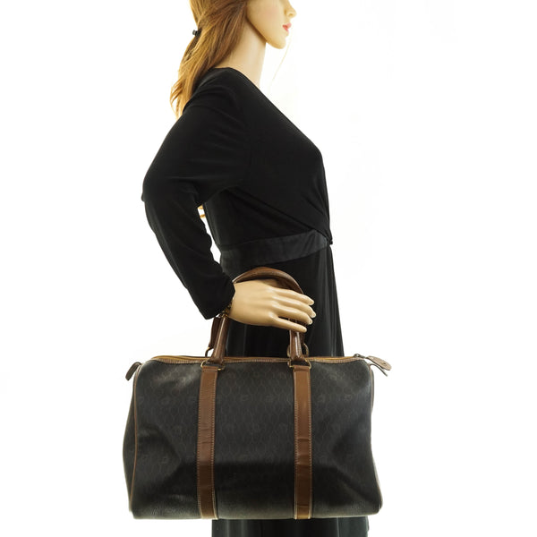 Christian Dior Hand Bag Pvc Dark