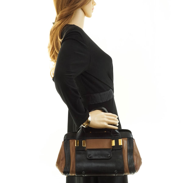 Chloe Alice Hand Bag Leather Black