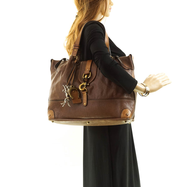 Chloe Kerala Horse Charm Hand Bag