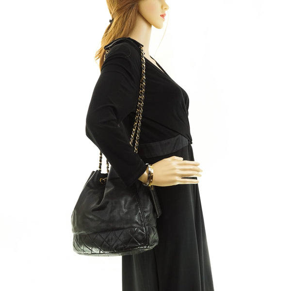 Chanel Crossbody Bag Black Calf