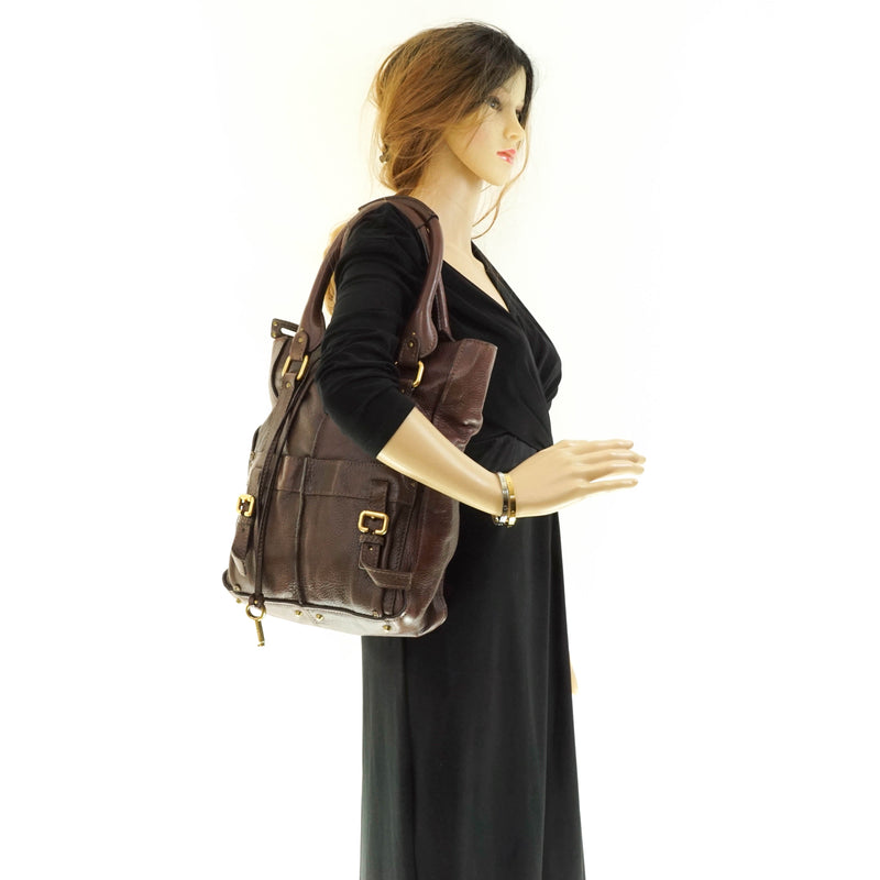 Chloe Paddington Tote Bag Brown