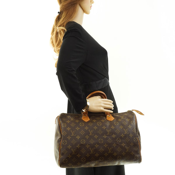 Louis Vuitton Speedy 35 Satchel Bag