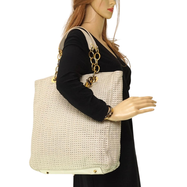 Pre-loved authentic Christian Dior Tote Bag Beige sale at jebwa.
