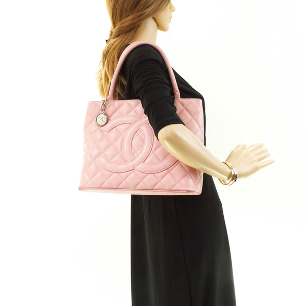 Chanel Medallion Tote Bag Pink