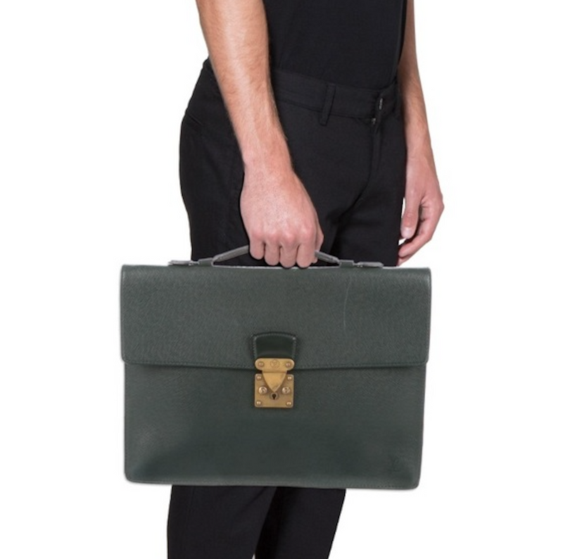 Pre-loved authentic Louis Vuitton Serviette Laptop Bag sale at jebwa